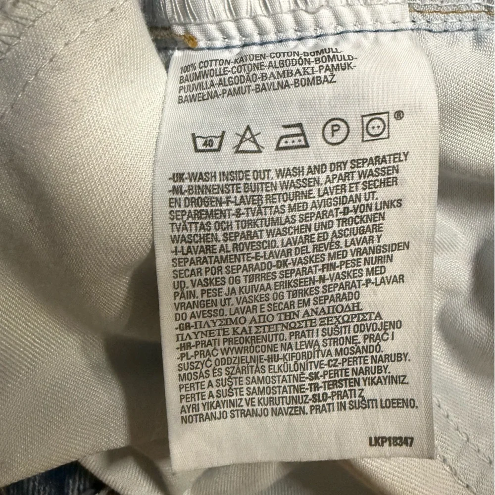 ✨ Levi’s 501 Custom Art Patch Jeans – Michelangelo Hands Mens - Picture 12 of 15